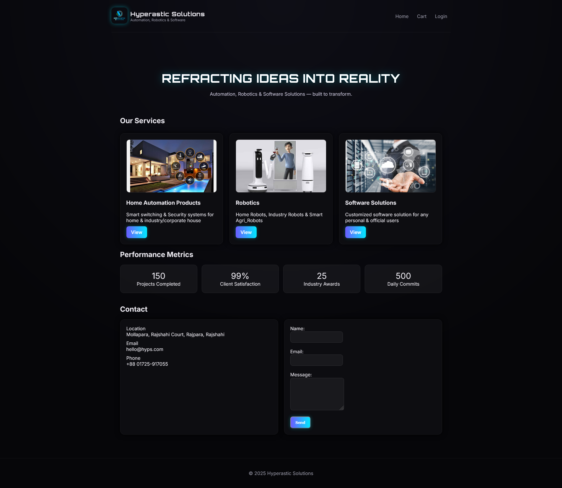Hyperastic Solutions Home Page