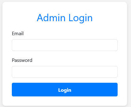 OMS Admin Login